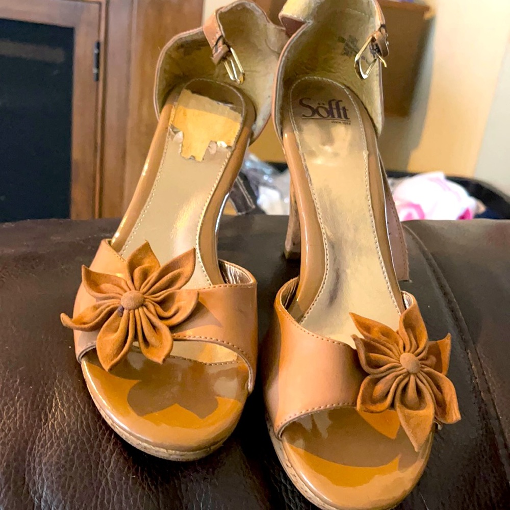 Sofft cork sandals.